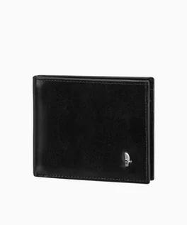 Portfele - PUCCINI Duży męski portfel skórzany w kolorze czarnym - grafika 1