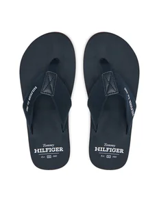 Tommy Hilfiger Japonki Hilfiger 85 Beach Sandal FM0FM05339 Granatowy - Klapki i japonki męskie - miniaturka - grafika 1