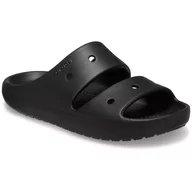 Buty dla chłopców - Kapcie dziecięce Crocs Classic Sandal v2 K Rozmiar butów (UE): 32-33 / Kolor: czarny - miniaturka - grafika 1