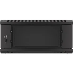 Lanberg Szafa instalacyjna wisząca 19'' 4U 600X600mm czarna (drzwi szkalne) (SPL1OKS00110 [4984537]) - Szafy rack - miniaturka - grafika 1