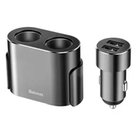 Ładowarki do telefonów - Baseus Two-in-one ładowarka 2 gniazda CRDYQ-01 baseus_20190916181505 - miniaturka - grafika 1