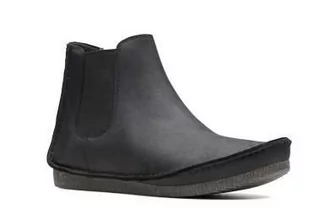 Janey Dee [black leather] - rozmiar 37.5 - Półbuty damskie - miniaturka - grafika 1
