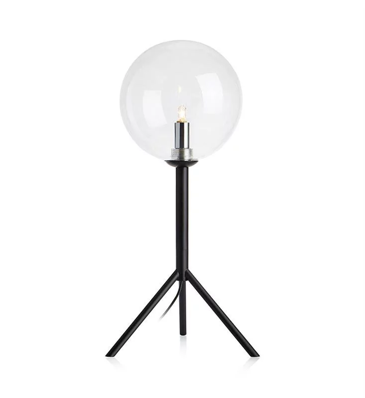 Markslojd Andrew 107749 Lampa stołowa lampka 1x20W G9 czarny/przezroczysty