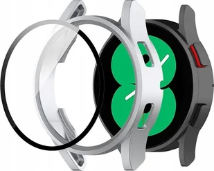 Etui Case Szkło 2W1 do Samsung Galaxy Watch 4 44mm - Akcesoria do smartwatchy - miniaturka - grafika 1