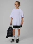 Spodnie i spodenki dla chłopców - 4F Komplet sportowy na WF (koszulka+spodenki+worek) chłopięcy - czarny 158/164 (12-14 lat) - miniaturka - grafika 1