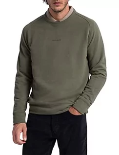 Bluzy męskie - Pierre Cardin Męska bluza z okrągłym dekoltem, Beetle, L - grafika 1