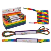 Buciki dla niemowląt - Tęczowe sznurowadła 140 cm - para - miniaturka - grafika 1