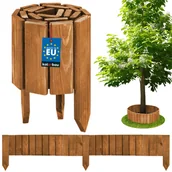 Ogrodzenia - OBRZEŻE PALISADA OGRODOWA PŁOTEK TRAWNIKOWY WBIJANY DĘBOWY 15X110cm DREWNO - miniaturka - grafika 1