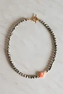 Naszyjniki - Naszyjnik z kamieni naturalnych jaspis dalmatyński - miniaturka - grafika 1