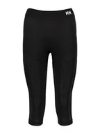 Bielizna sportowa męska - Helly Hansen Kalesony funkcyjne "H1 Pro Lifa Merino" w kolorze czarnym - miniaturka - grafika 1