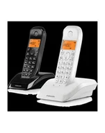 Telefony stacjonarne - Motorola Telephone Ntetin0119 White Black Oferta Świąteczna - miniaturka - grafika 1