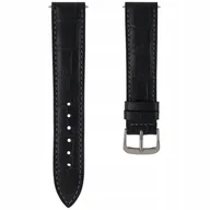 Akcesoria do zegarków - Nowy Oryginalny Pasek Skórzany Zeppelin Czarny Czarny 20 Mm - miniaturka - grafika 1