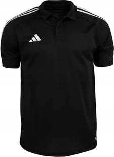 Koszulka Męska Adidas Tiro 23 League Polo Czarna HS3578 r S - Koszulki męskie - miniaturka - grafika 1