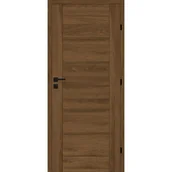 Drzwi wewnętrzne - Drzwi wewnętrzne pełne Sangres 80 prawe orzech michigan Voster - miniaturka - grafika 1