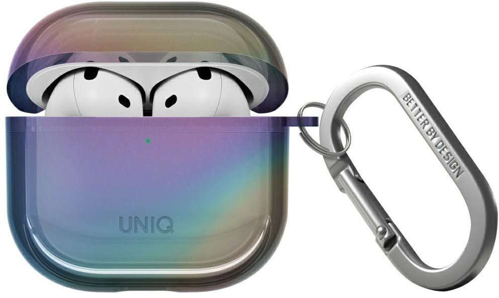 UNIQ Iridescia do AirPods 4 Hang Case midnight quartz