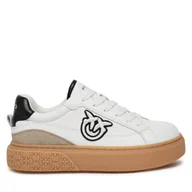 Sneakersy damskie - Sneakersy PINKO Yoko 04 SS0039 P001 Biały - miniaturka - grafika 1