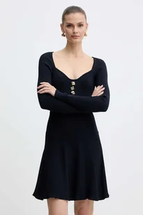 Fracomina sukienka kolor granatowy mini rozkloszowana FS25WD5004K41601 - Sukienki - miniaturka - grafika 1