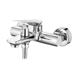 Invena Bateria wannowa Neri chrom BW-01-001-L - Baterie wannowe i prysznicowe - miniaturka - grafika 1