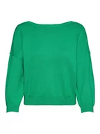 Spodenki damskie - VERO MODA VMAYLA 3/4 szorty V-back Blouse REP swetry, Holly Green, S - miniaturka - grafika 1