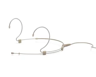 Samson DE50x - Mikrofon nagłowny dookólny, beżowy, 2,5mm kapsuła, 4 redukcje kablowe, osłony, przekładane ramie z kapsułą - Mikrofony estradowe - miniaturka - grafika 1