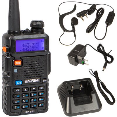 BAOFENG Radiotelefon UV-5R Czarny