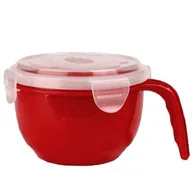 Miski i półmiski - Miska z pokrywką FRESH 0,94 l bordo - miniaturka - grafika 1