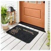 Wycieraczki - Wycieraczka At Home 50 x 080 cm biedronki szary - miniaturka - grafika 1