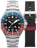 Zegarki męskie - Zegarek Spinnaker SP-5119-44 DUMAS GMT AUTOMATIC COBALT CRIMSON - miniaturka - grafika 1
