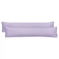 Poszewki na poduszki - Poszewka dekoracyjna AMBER kolor liliowy bawełna 20x145 decoking - CHP/AMBER/VIOLET/fi20x145*2 - miniaturka - grafika 1