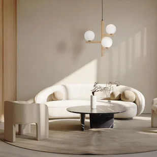 Drewniana lampa wisząca z okrągłymi kloszami TK 6799 z serii ESTERA WOOD - Lampy sufitowe - miniaturka - grafika 7