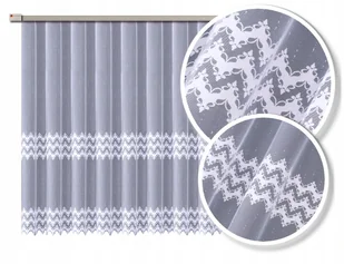 Firanka Firana Żakardowa 618363 170 Or Biała - Firany - miniaturka - grafika 1