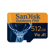 Karty pamięci - SanDisk Outdoors FHD MicroSDXC UHS-I Card with SD Adapter - 512GB Single Pack - SDSQUBL-512G-GN6VA - miniaturka - grafika 1
