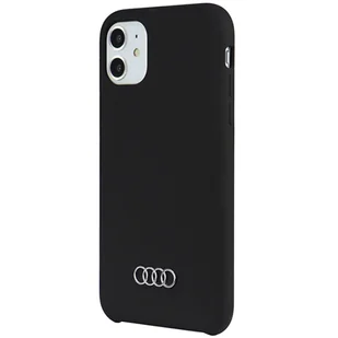 Audi Silicone Case iPhone 11 / Xr 6.1" czarny/black hardcase AU-LSRIP11-Q3/D1-BK - Etui i futerały do telefonów - miniaturka - grafika 8