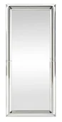 Lustra - Srebrne prostokątne lustro wiszące T8-E79 - miniaturka - grafika 1