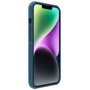 Nillkin Super Frosted Shield Pro etui iPhone 14 Plus pokrowiec na tył plecki niebieski - Etui i futerały do telefonów - miniaturka - grafika 4