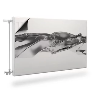 Osłona MAGNETYCZNA Grzejnika Szara Fala 3D Abstrakcja 90cm x 60cm - Dekoracje domu - miniaturka - grafika 1