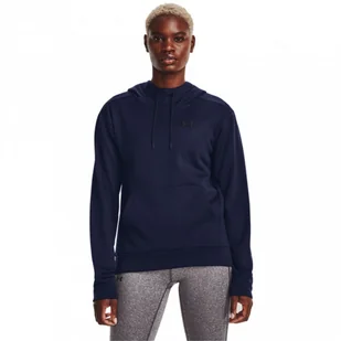 Damska bluza treningowa nierozpinana z kapturem UNDER ARMOUR Armour Fleece LC Hoodie - Bluzy sportowe damskie - miniaturka - grafika 1