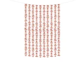 Sylwester - Party Deco Kurtyna - zasłona na drzwi kwiatowa metaliczna różowe złoto - 100 x 210 cm - miniaturka - grafika 1