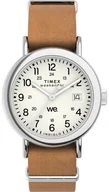 Zegarki męskie - Zegarek Timex TW2W86500 Weekender 37mm Leather Strap - miniaturka - grafika 1