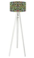 Lampy stojące - Macodesign Lampa podłogowa Magia pawich piór tripod-foto-059p-w, 60 W - miniaturka - grafika 1