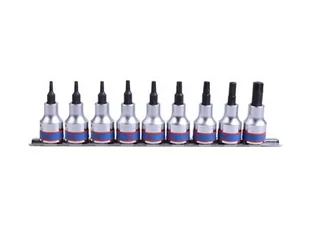 KING TONY Zestaw nasadek 4109PR10, 1/2'', TORX T20-T60 - Zestawy narzędziowe - miniaturka - grafika 1