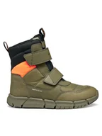 Buty dla chłopców - Geox Śniegowce J Flexyper B Abx J169XC 0FU50 C0623 D Khaki - miniaturka - grafika 1