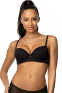 Biustonosze - Mat Patrice 0199/11 czarny biustonosz push-up - miniaturka - grafika 1