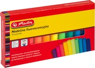 Masy plastyczne - Herlitz Sp. z o.o. Modelina fluorescencyjna, 10 kolorów - miniaturka - grafika 1