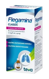 Pliva Flegamina 4mg/5ml 120 ml - Przeziębienie i grypa - miniaturka - grafika 2