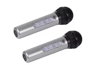 Mikrofony estradowe - Trevi EM 415 R zestaw bezprzewodowych mikrofonów 2.4GHz, jasne i bez zniekształceń, praca do 15m, akumulator do odbiornika i mikrofonu - miniaturka - grafika 1
