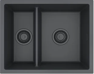 Zlew ALVEUS OMNI 50 BLACK EDITION black matt G90 (1150071) - Zlewozmywaki - miniaturka - grafika 1