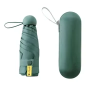 Parasole - Parasol kieszonkowy kompaktowy parasolka składana mała mały mini etui LEKKA - miniaturka - grafika 1