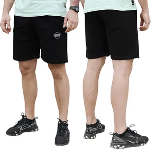 Spodenki Dresowe Męskie Środowisko Miejskie Classic Czarne R. L - Spodenki męskie Spodenki Dresowe Męskie Środowisko Miejskie Classic Czarne R. L - Spodenki męskie - miniaturka - grafika 1