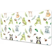 Podkładki na biurko - Mata ochronna na biurko Wesołe zwierzęta 90x45 cm - miniaturka - grafika 1